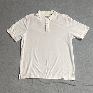 Nordstrom Crisp Cream Polo Shirt